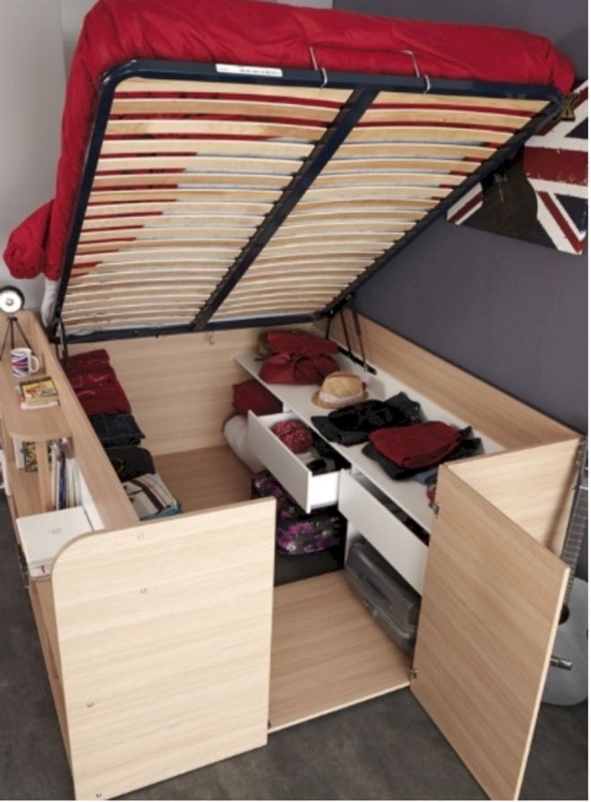 storage bed lift